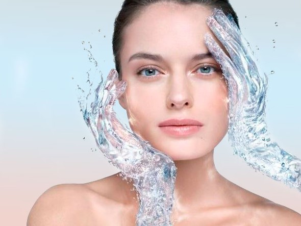 Professional skincare treatment room